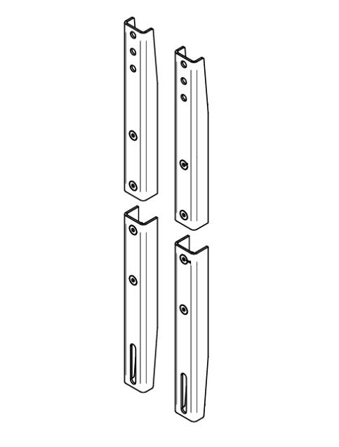 EDBAK ADAPTADOR 200 MM VERTICAL PARA TWB1-600 PARA VESA 800X800_0