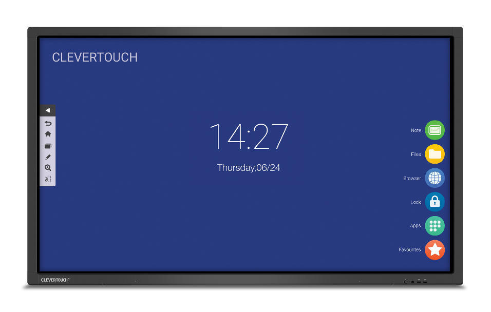 Clevertouch V 7.0 series: monitores interativos com Android