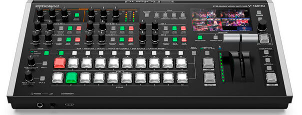 Roland V-160HD: a compact and portable mixer with built-in streaming capabilities