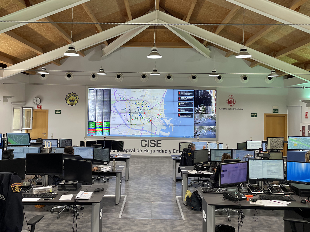 Efficient coordination: audiovisual innovation in the CISE of the Valencia Police