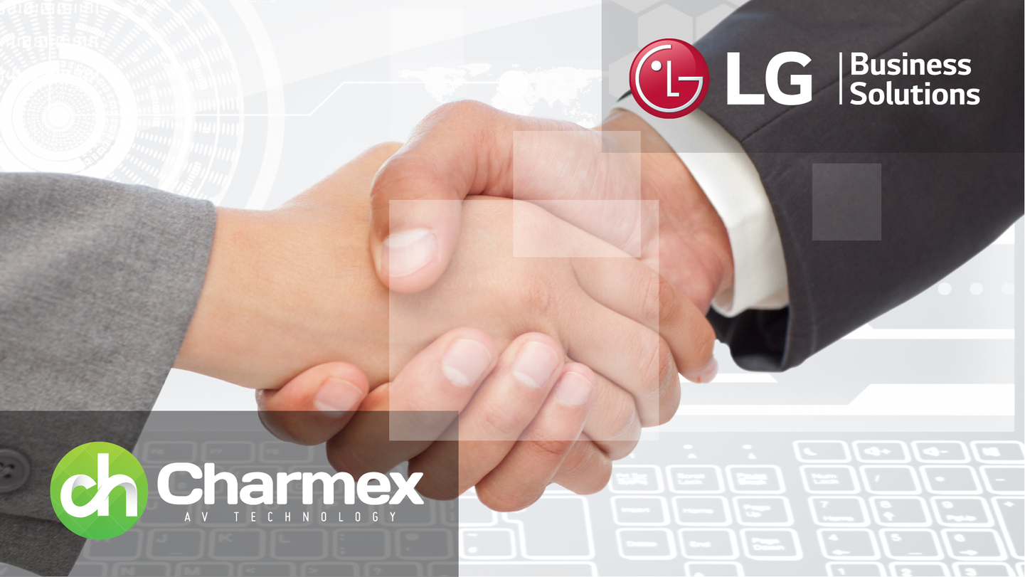 LG Business Solutions e Charmex uniscono le forze per distribuire soluzioni audiovisive professionali