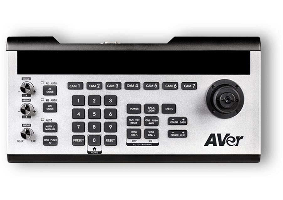 AVER PANEL CONTROL CAMARAS CL01 CON JOYSTICK IP/RS-232/422/485 VISCA/PELCO-D/P_0