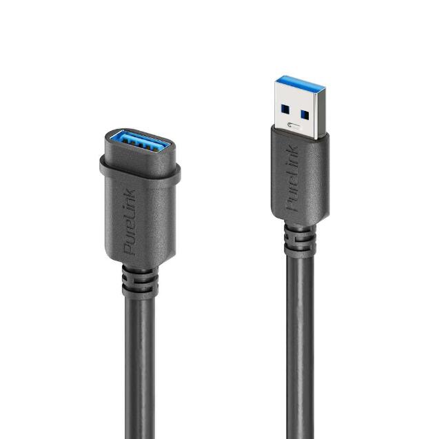 PURELINK CABLE ICS 5GBPS USB-A F-M 2M_0