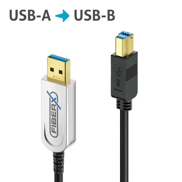 PURELINK CABLE FIBR 3.1 2.0 USB-A A USB-B 2.0 7.5M_0