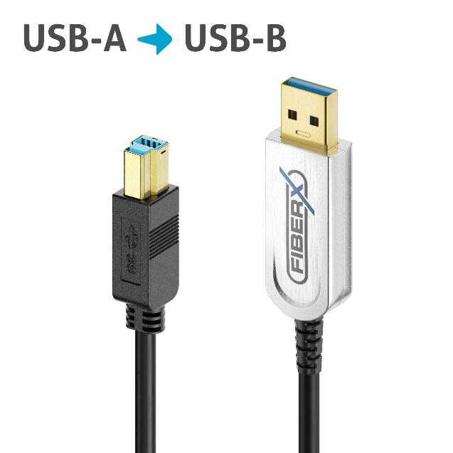 PURELINK CABLE FIBRA USB 3.2 USB-B A USB-A 10GB 5M_0