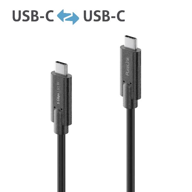 PURELINK CABLE USB-C 3.2 E-MARKER  60W 2M_0