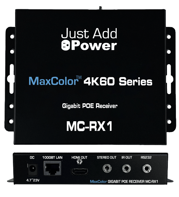 JUST ADD POWER DECODER MAX COLOR 4K60 4:4:4 DOLBY HDR_0