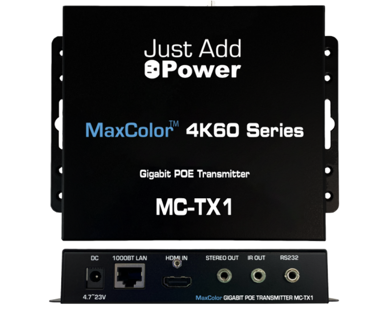 JUST ADD POWER ENCODER MAX COLOR 4K60 4:4:4 DOLBY HDR_0