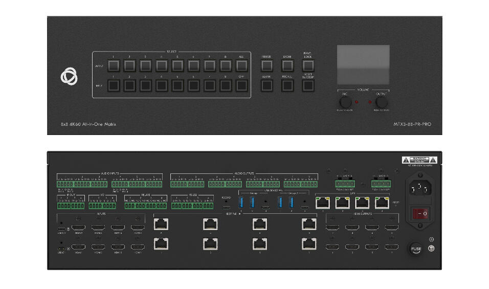KRAMER MTX3-88-PR-PRO MATRIZ HDMI 8x8 ALL IN ONE_0