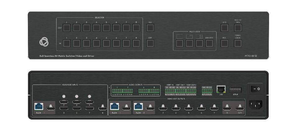 KRAMER MTX3-88-SE MATRIZ HDMI 8x8 CON AUDIO 4K@60 SEAMLESS_0