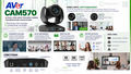 CÁMARA PTZ AVER CAM570 4K CON AUDIO TRACKING Y DOBLE LENTE INTELIGENTE_3