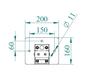 SOPORTE ARAKNO DE PARED NEGRO PARA PROYECTOR UST 80cm LONGITUD (ARAKNO NO INCL)_2