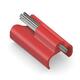 PURELINK ABRAZADERA USB-C ROJO 10UNID_0