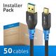 PURELINK CABLE USB 3.2 C/A 5GMBPS FLEX 1M 50UDS_0
