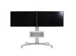 SMS SOPORTE VIDEOCONFERENCIA SUELO MÓVIL 2 MONITORES 40"-46" CON MEDIABOX BLANCO_0