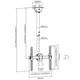 SOPORTE MONITOR TRAULUX TECHO 560-910 mm 32"-55" HASTA 400x400 - 50 KG._1