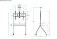 TRAULUX EASYMOVE SOPORTE MONITOR MOVIL 55"-65" 800x600 60KG CON SOPORTE CAMARA_2