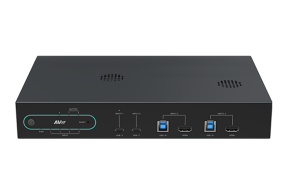 MATRIX SWITCHER BYOM AVER HUB30 PARA SALAS HÍBRIDAS CON DOBLE PANTALLA 4K_0