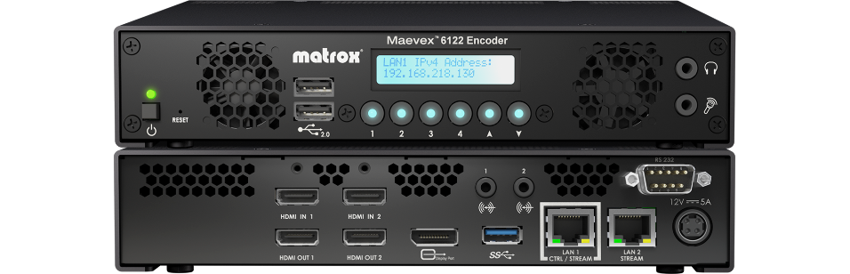 MATROX MAEVEX E6122 DUAL CODIFICADOR 4K_0