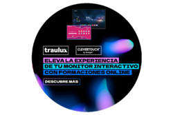 Formaciones de monitores interactivos