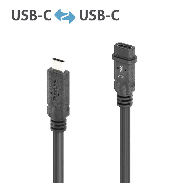 PURELINK CABLE EXTENSOR USB4 C/C, 20GBPS 0,5M_0