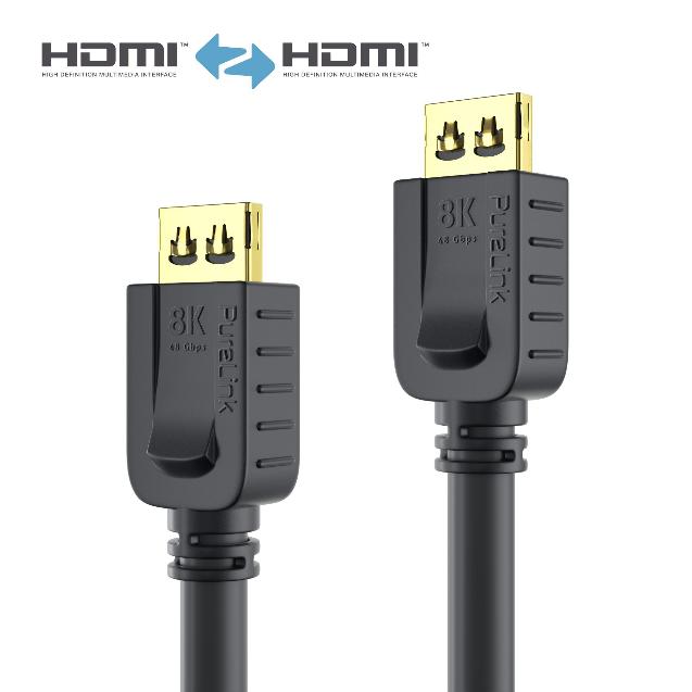 PURELINK CABLE HDMI 8K 48GBPS SECURE LOCK 3M_0