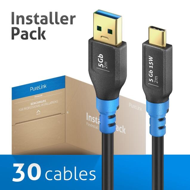 PURELINK CABLE USB 3.2 C/A 5GMBPS FLEX 2M 30UDS_0