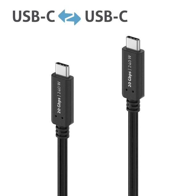PURELINK CABLE USB-C A USB-C USB 4 20GBPS 240W 1M_0