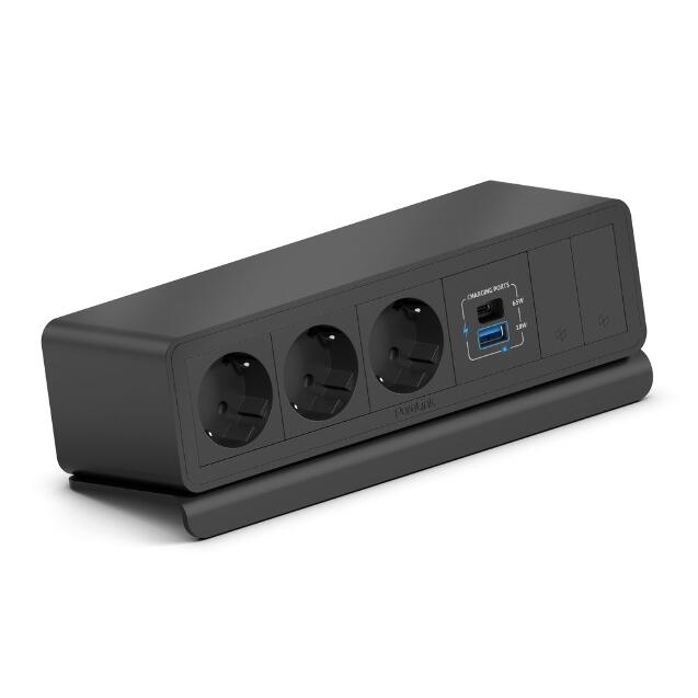 PURELINK CAJA MEDIAHUB2 10 SLOT, 3 SCHUKO, 2 USB POWER, 2 SLOT LIBRE, GST18 NEGRO_0