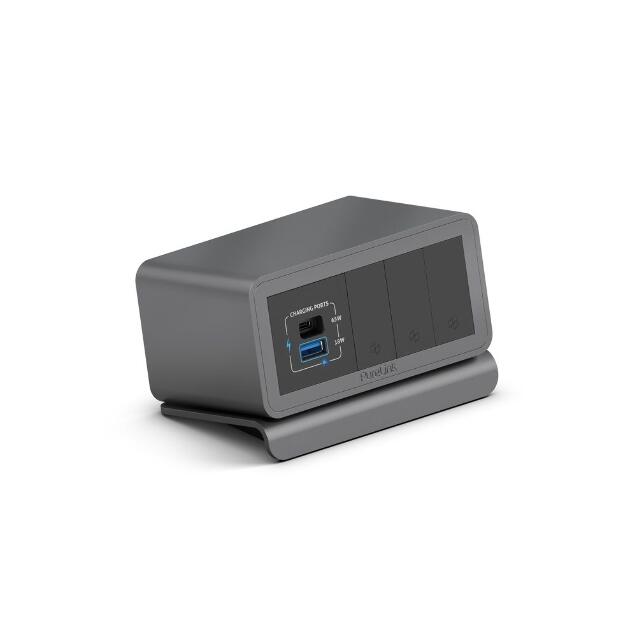 PURELINK CAJA MEDIAHUB2 5 SLOT,  2 USB POWER, 3 SLOT LIBRE, GST18 GRIS_0
