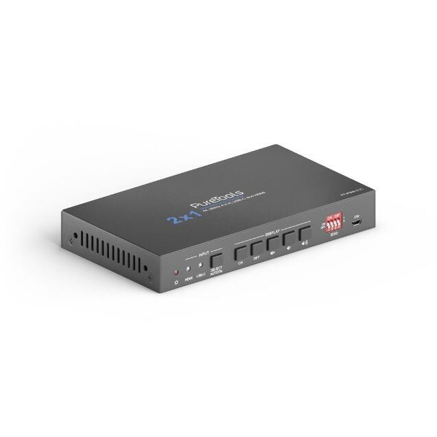 PURELINK SELECTOR 2:1 HDMI USB-C 4K 18GB BYOD CON KVM_0