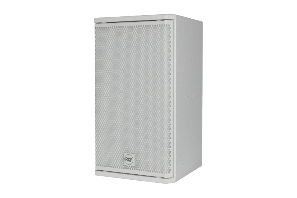 ALTAVOZ PASIVO RCF DE DOS VÍAS 10" + 14" V.C. 300 W RECINTO DE MADERA BLANCO. NO INCLUYE SOPORTE._0