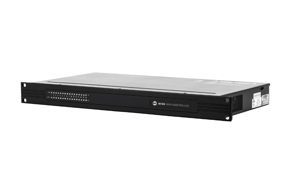 PROCESADOR DE AUDIO RCF DSP MATRICIAL 16X16 AES-EBU ETHERNET DANTE_0