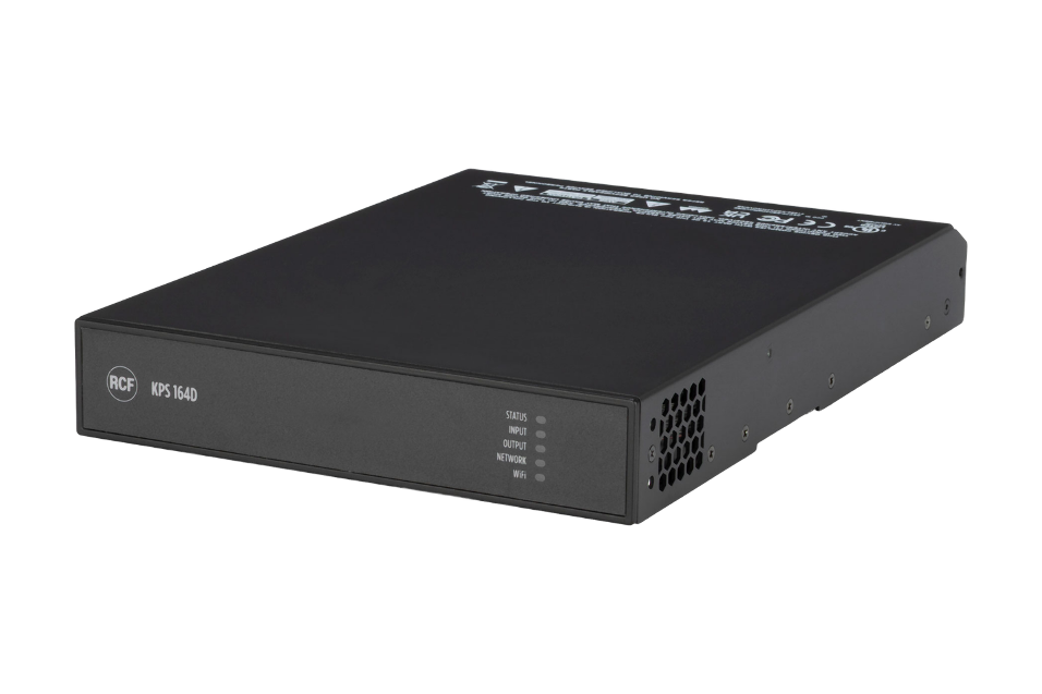 ETAPA DE POTENCIA RCF CLASE D CON DSP - 4 X 160 W DANTE_0