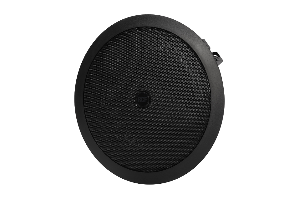 ALTAVOZ PASIVO RCF DE TECHO SIN RECINTO ACÚSTICO COAXIAL EMPOTRABLE DE 6"  DE LÍNEA 12 W IP44 NEGRO_0