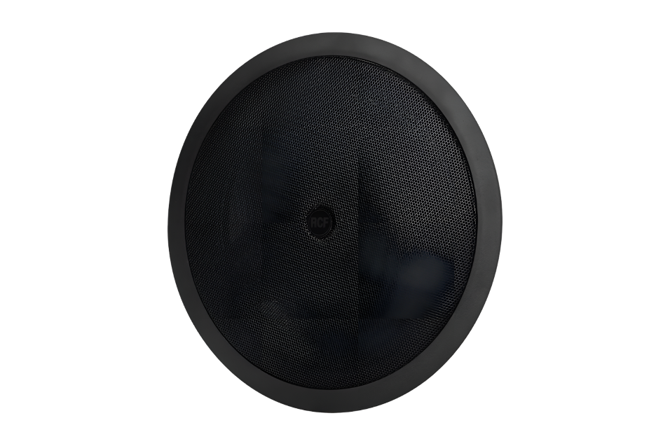 ALTAVOZ PASIVO RCF DE TECHO SIN RECINTO ACÚSTICO COAXIAL EMPOTRABLE DE 8"  DE LÍNEA 20 W IP44 NEGRO_0