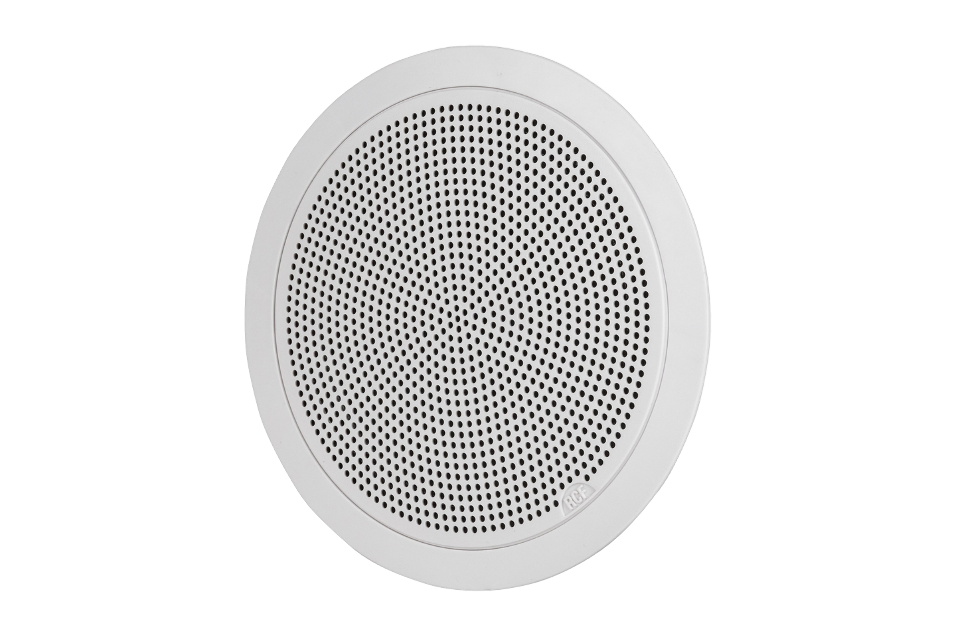 ALTAVOZ PASIVO RCF TECHO SIN RECINTO EMPOTRABLE DOBLE CONO 6" BLANCO 6 W 70-100 V REJILLA PLÁSTICO_0