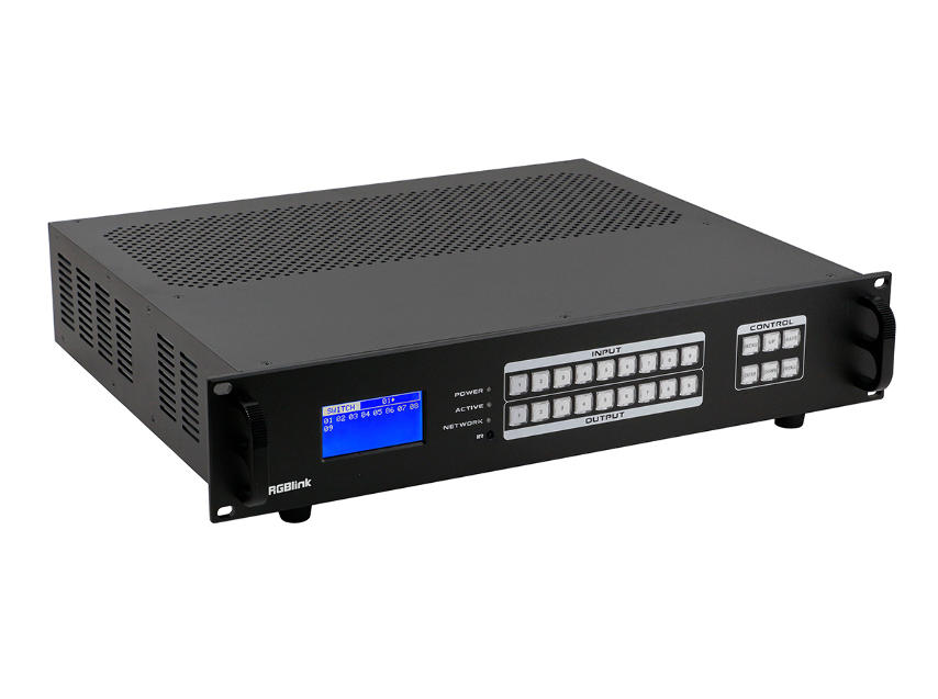 RGBLINK FLEX 9 MATRIZ MODULAR 9X9 2U 2 IN HDMI/HDBT Y AUDIO Y 2 OUT HDMI/HDBT Y AUDIO 4K60_0