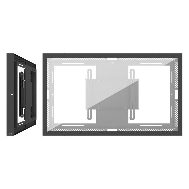 SMS CASING PARED 43" L/P G2 CRISTAL NEGRO_0
