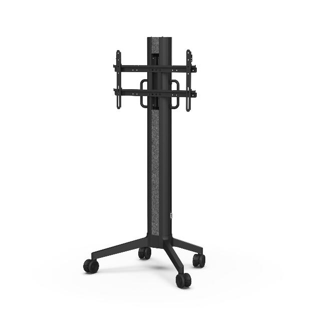 SMS SOPORTE MONITOR SUELO EVER65 MOBILE DARK SOFT 40"-75" HASTA 600x400 50 KG._0