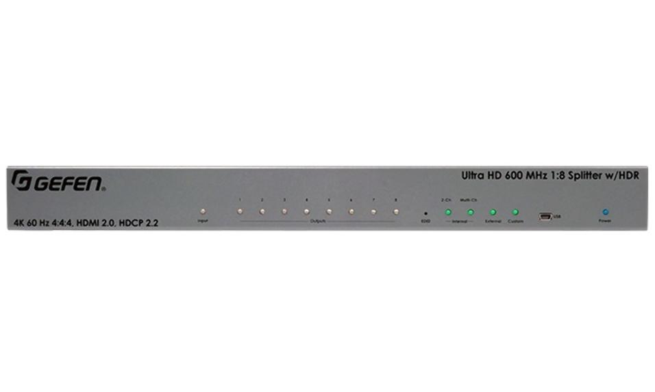 GEFEN SPLITTER HDMI 1:8 ULTRA HD 600 MHz (HDR, 4K, 60 Hz, 4:4:4)_0